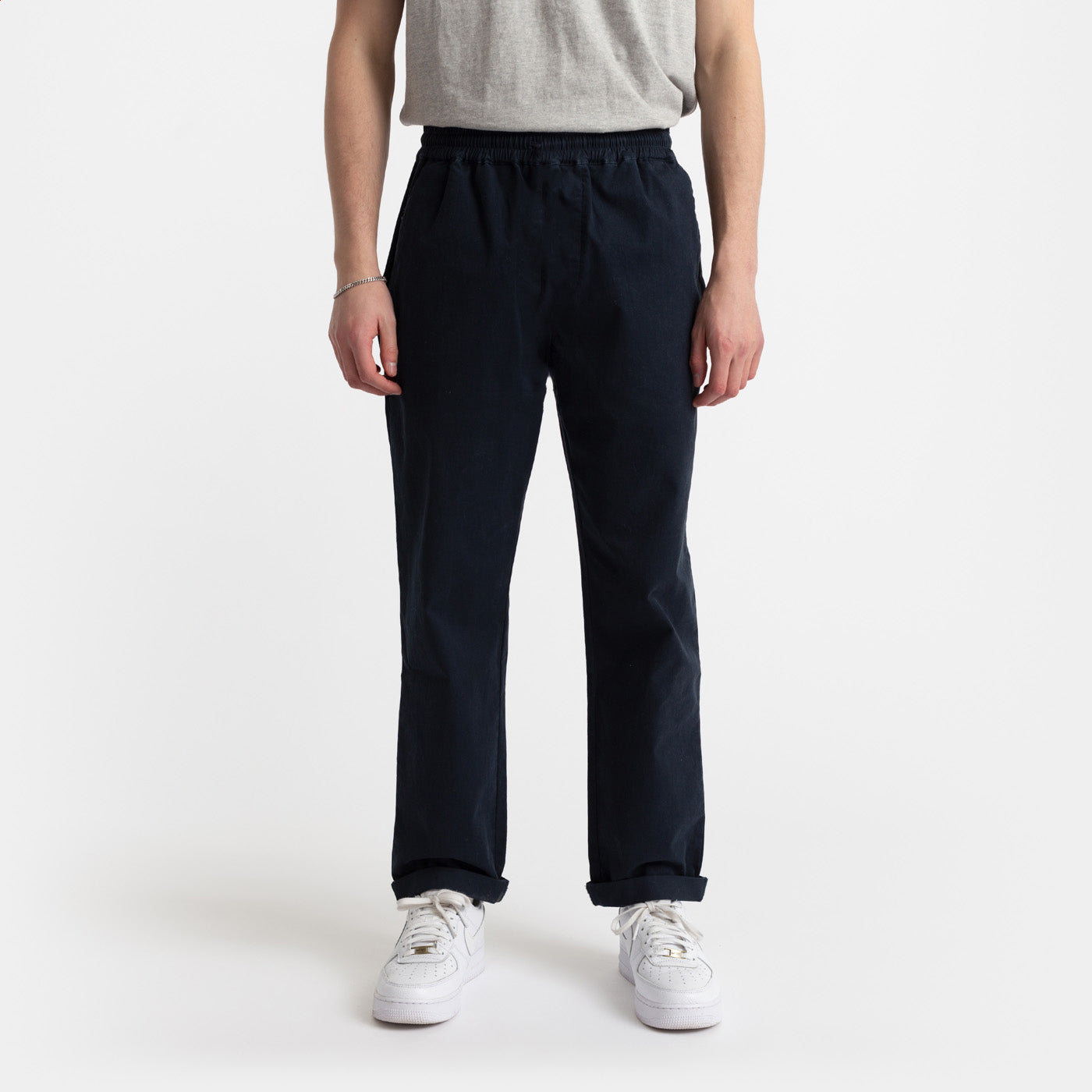 
                  
                    Navy Casual Trousers
                  
                