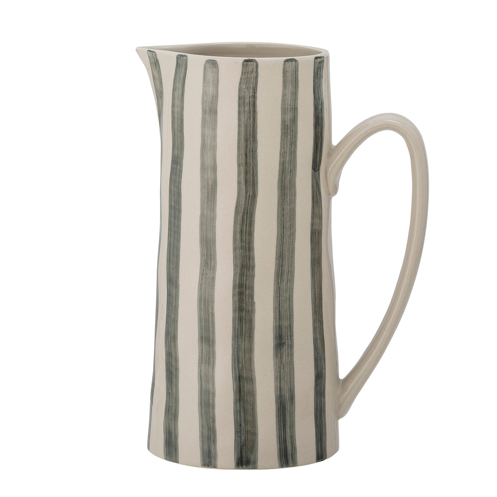 BEGONIA Green Stoneware Jug