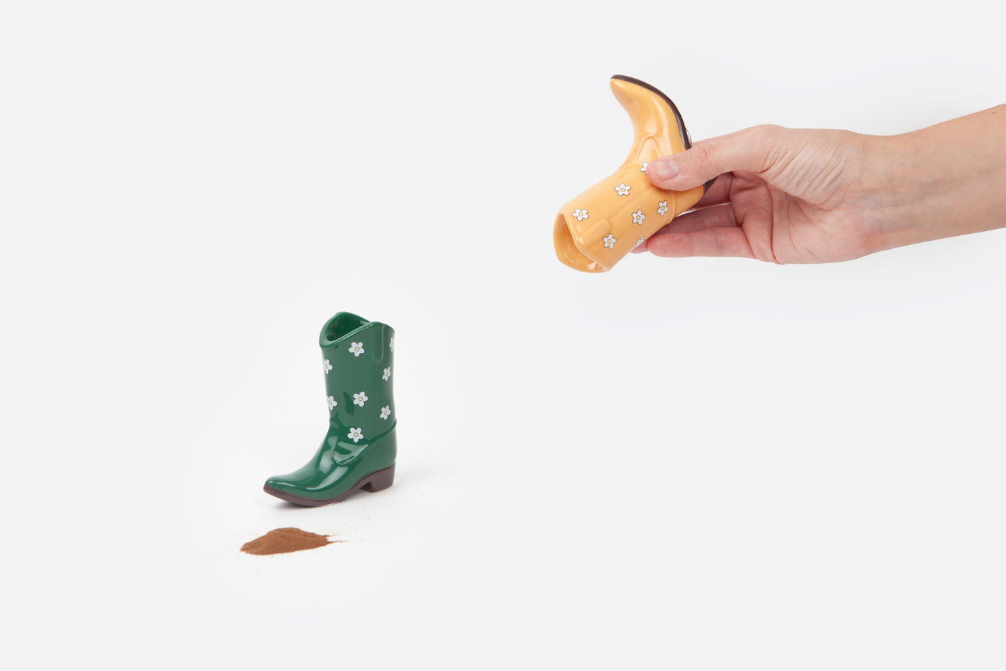 
                  
                    Orange Green Cowboy Boot Salt & Pepper Set
                  
                