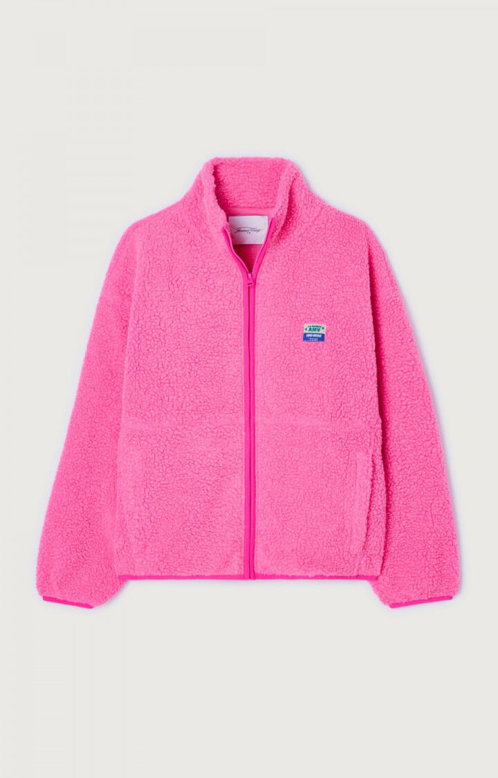 HOKTOWN – Langärmlige Jacke in Acid-Pink-Melange