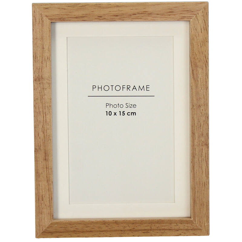 Natural Rubberwood Photo Frame