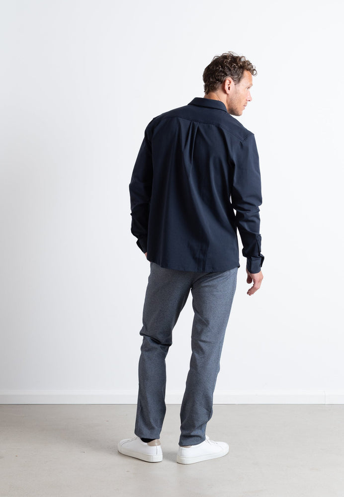 
                  
                    MILANO Denim Melange Jersey Trousers
                  
                