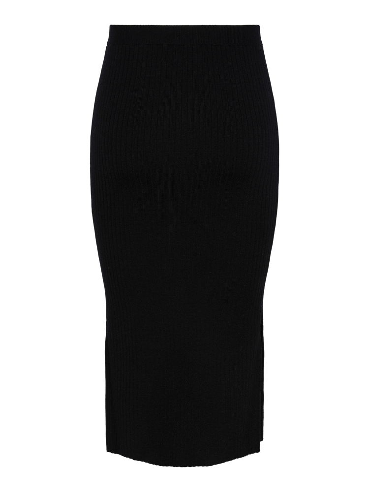 
                  
                    PCCRISTA Black  Midi Knit  Skirt
                  
                