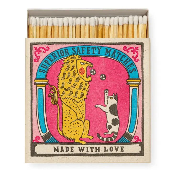 Big Cat Little Cat Square Safety Matches