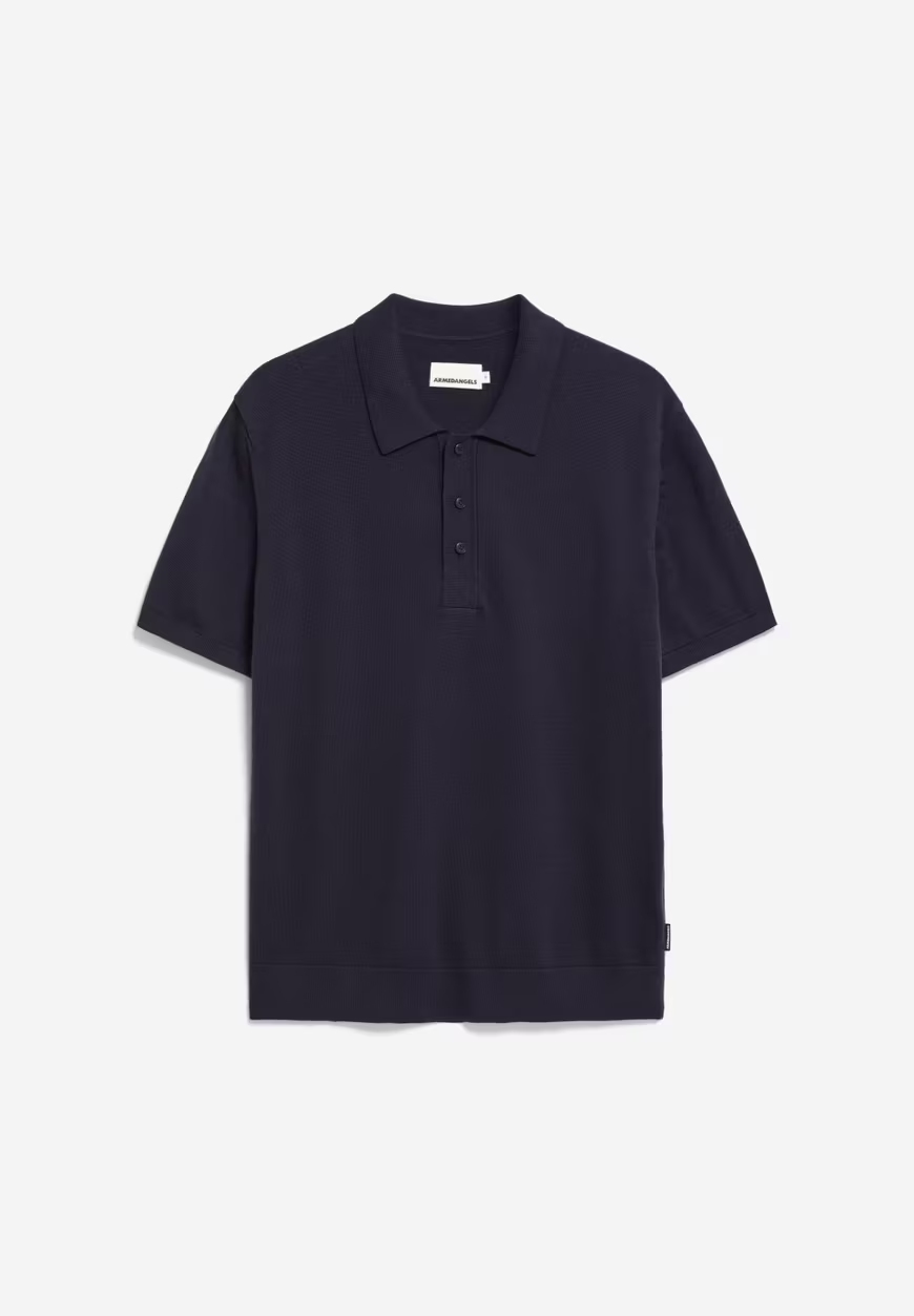 TAAKOS Night Sky Knit Polo T-Shirt