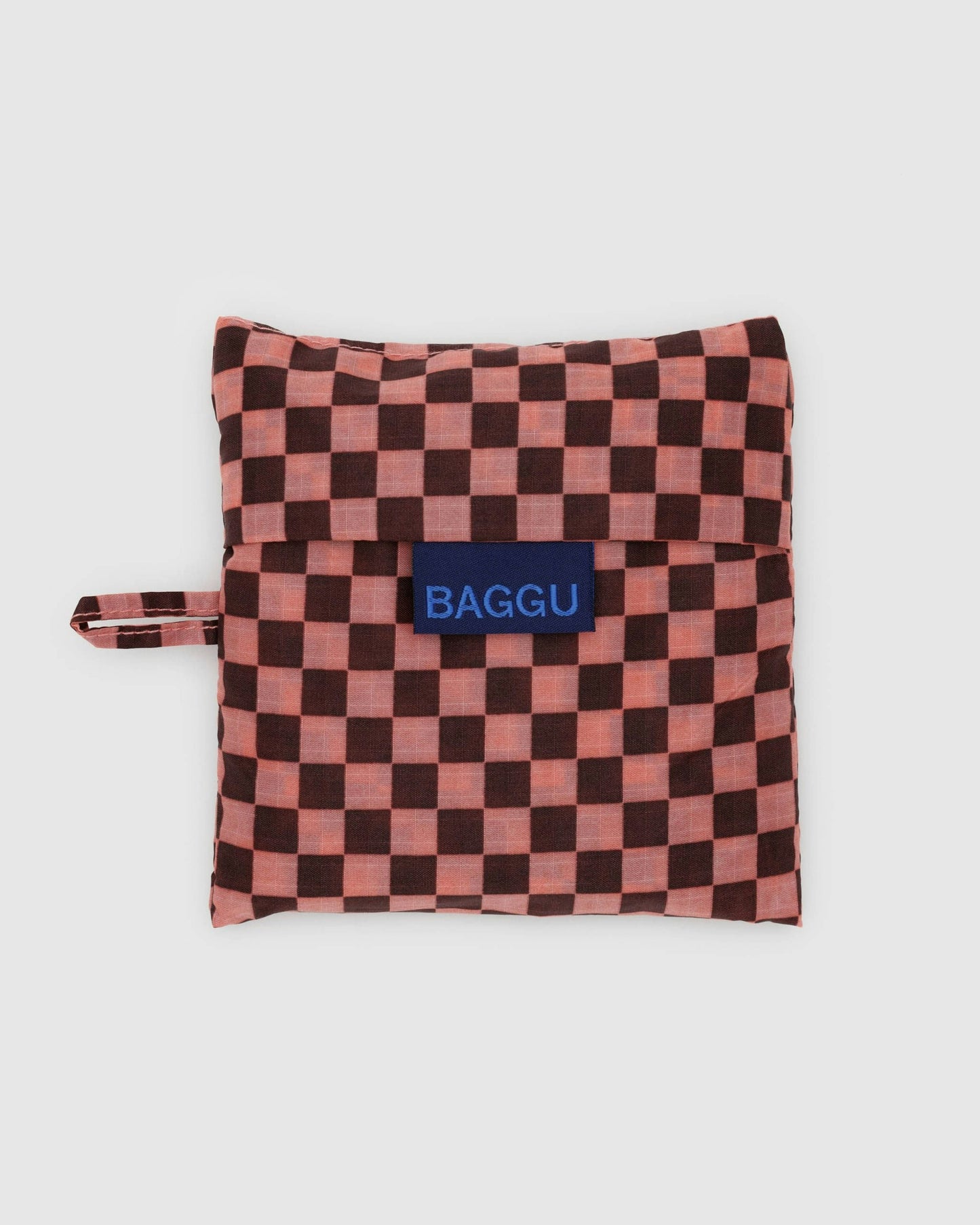 
                  
                    Pink Brown Check Standard Baggu Bag
                  
                