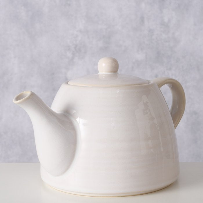 
                  
                    JONAH Beige Ceramic Tea Pot
                  
                