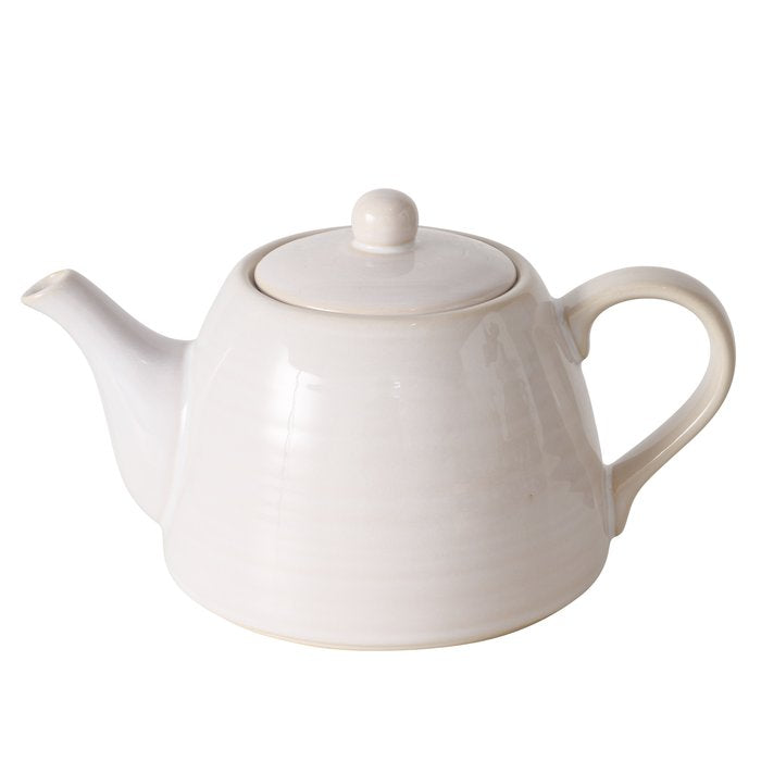 JONAH Beige Ceramic Tea Pot