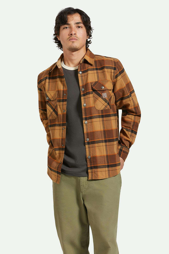 
                  
                    BUILDERS BOWERY Burro Braun Tannenzapfen Braun Schwarz Flanell Hemd
                  
                