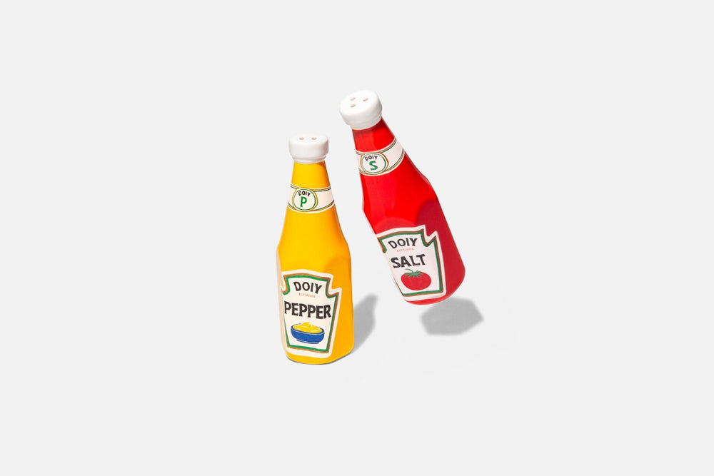 Ketchup Mustard Salt & Pepper Set