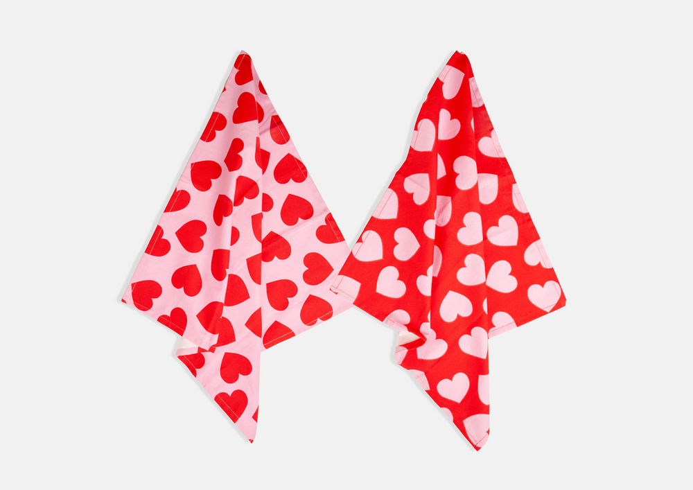 Love Tea Towel Set Of 2