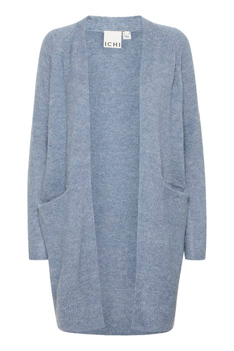 IHKAMARA Blaue Mirage Strickjacke