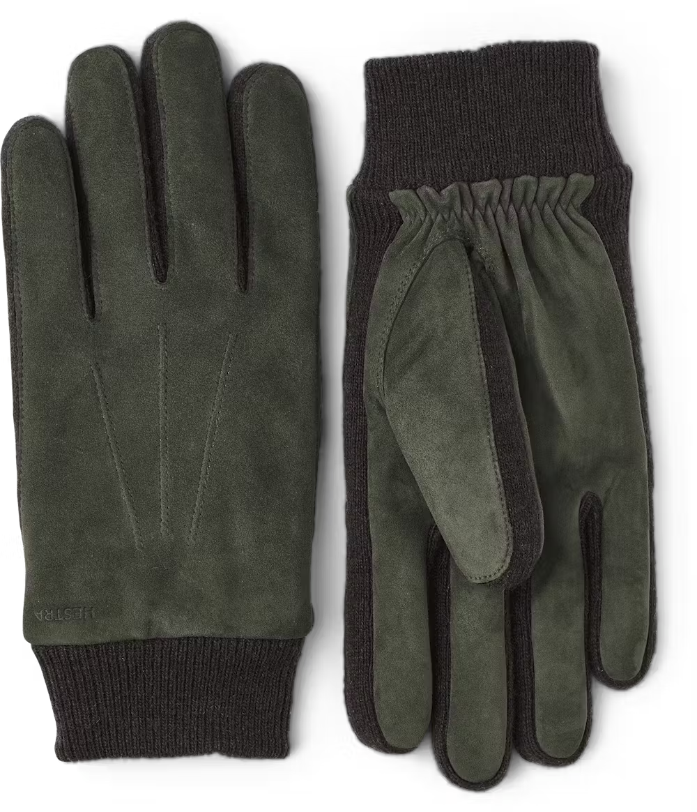 GEOFFREY Dark Olive Gloves