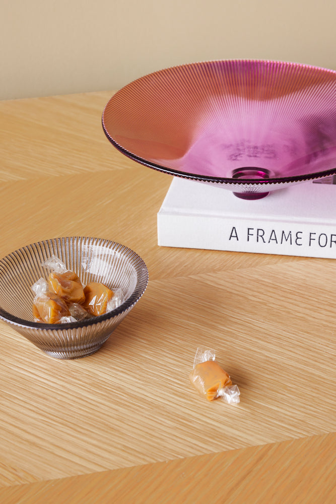 
                  
                    BONBON Pink Grey Glass Bowl
                  
                