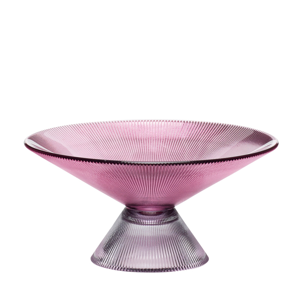 BONBON Pink Grey Glass Bowl