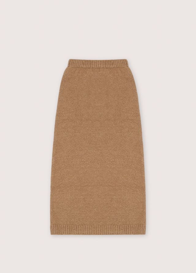 
                  
                    OTTAWA Suede Camel Long Skirt
                  
                