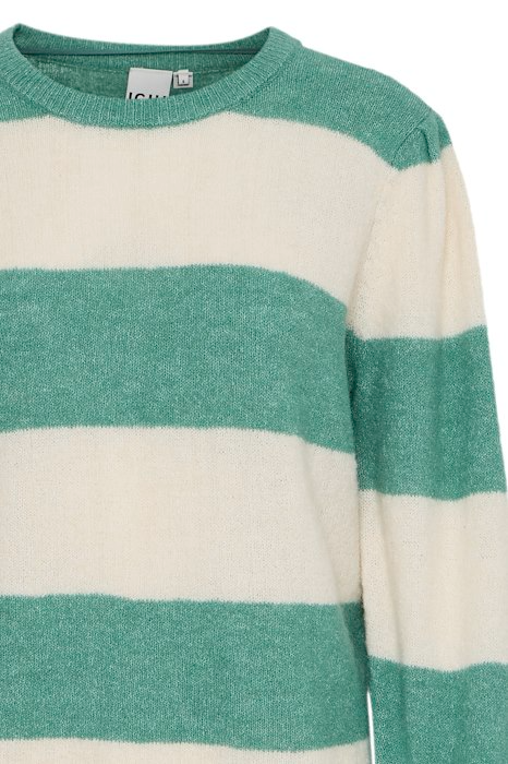 
                  
                    IHDUSTY Beryl Green Stripe Knit Jumper
                  
                