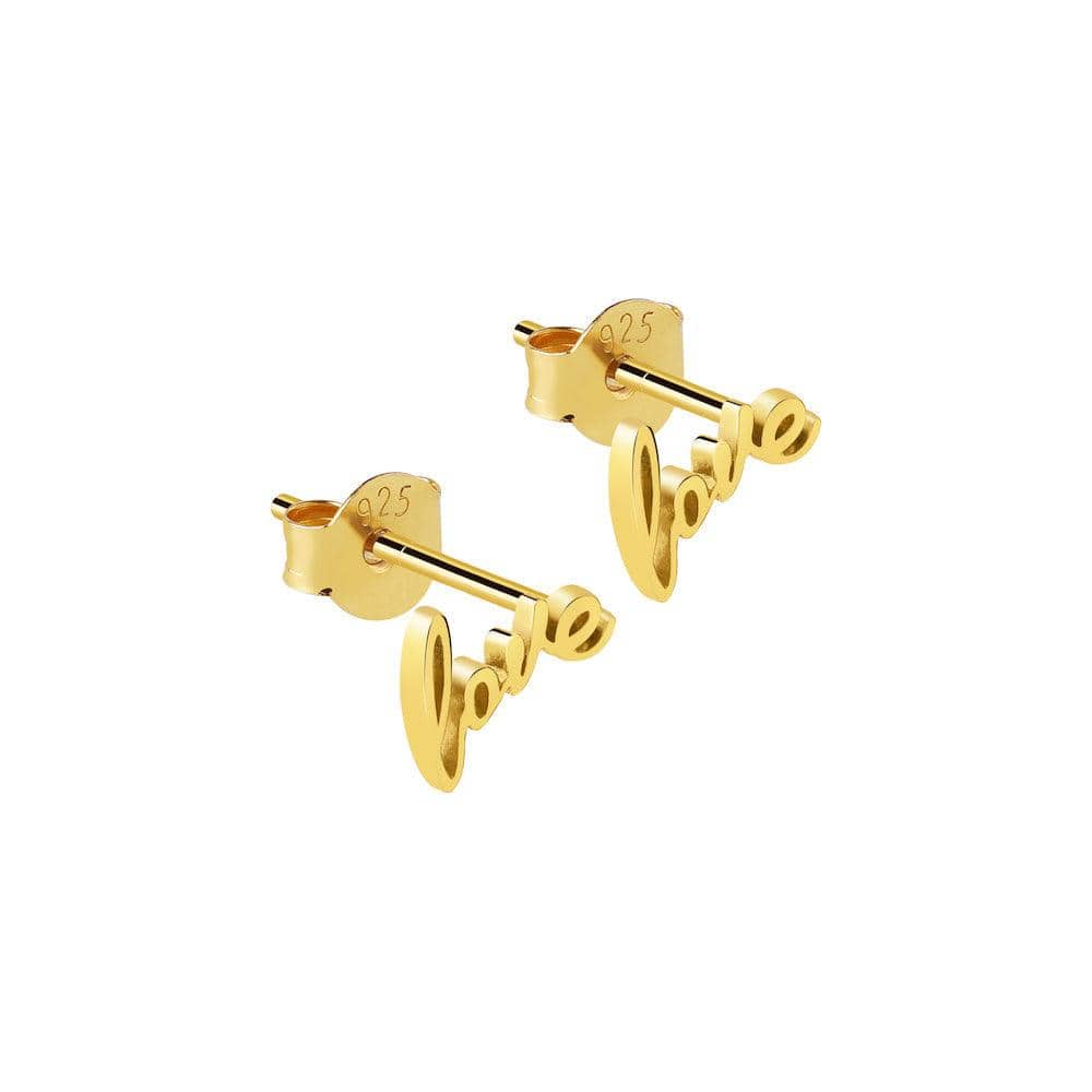 Ohrstecker „Love“ aus Gold