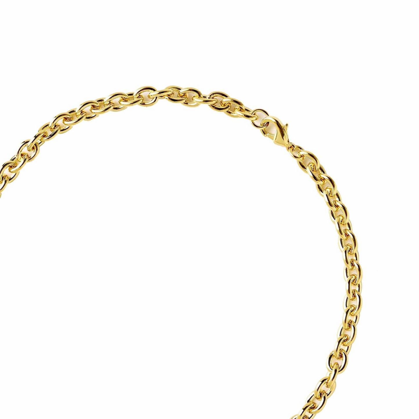 
                  
                    Gold Rolo Chain Necklace
                  
                