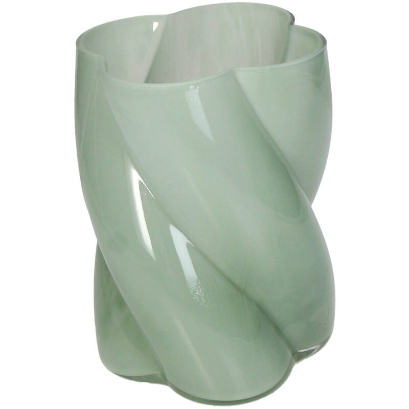 Green Glass Vase