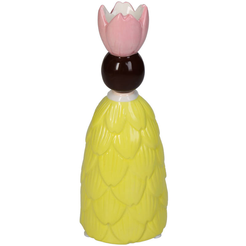 
                  
                    Yellow Flower Girl Candle Stick
                  
                