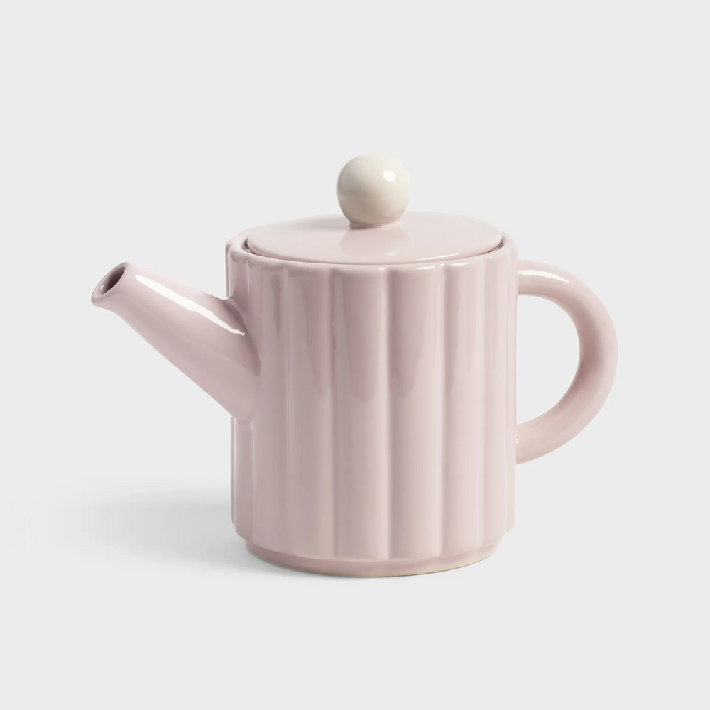 Pink Tube Tea Pot