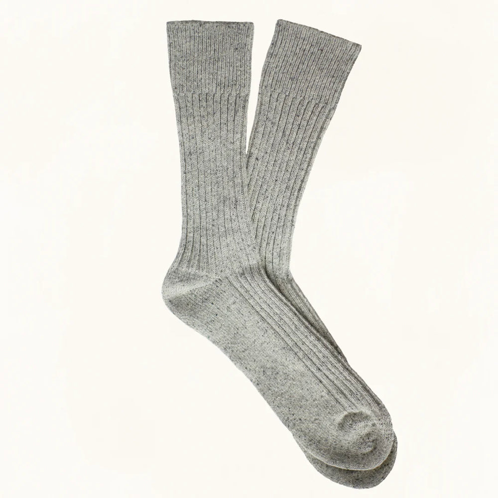 
                  
                    Grey Silk And Wool Dust Star Socks
                  
                