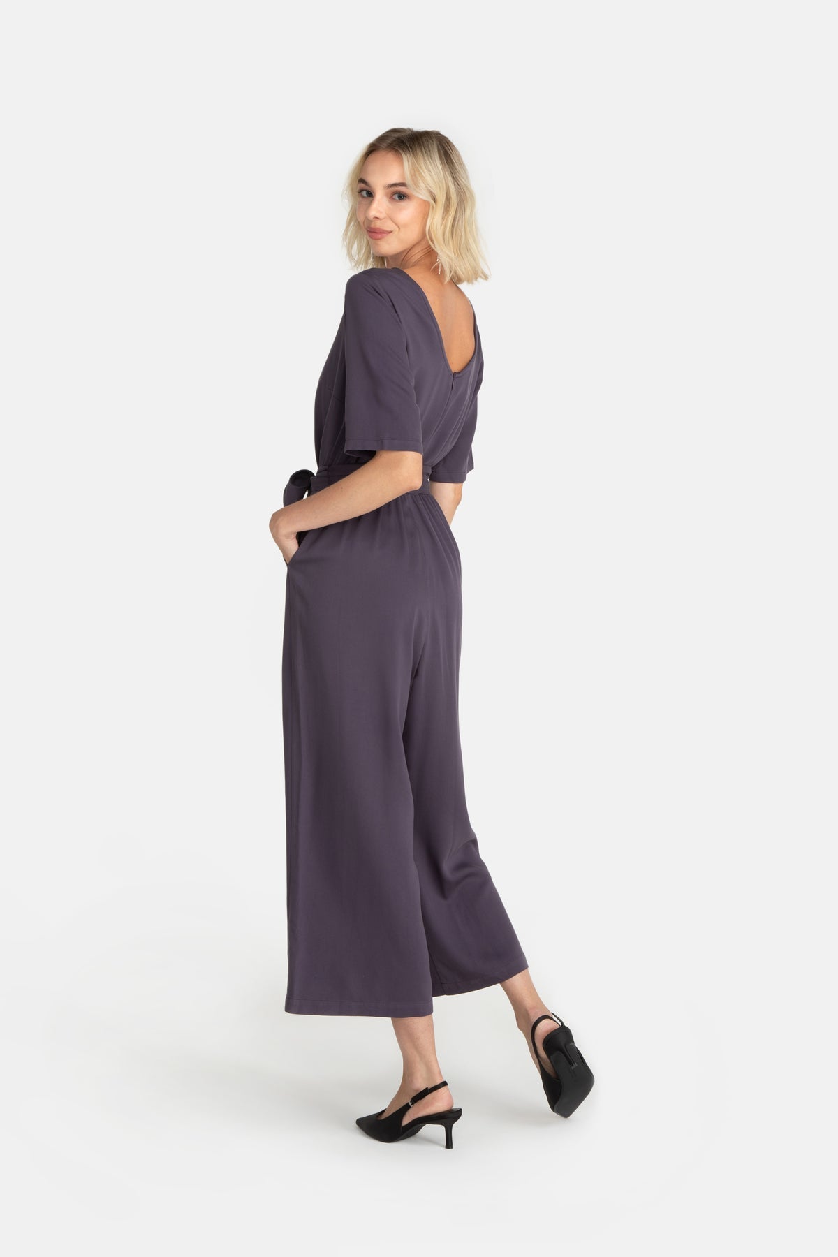 
                  
                    STAINE Aubergine Halfsleeve Jumpsuit
                  
                