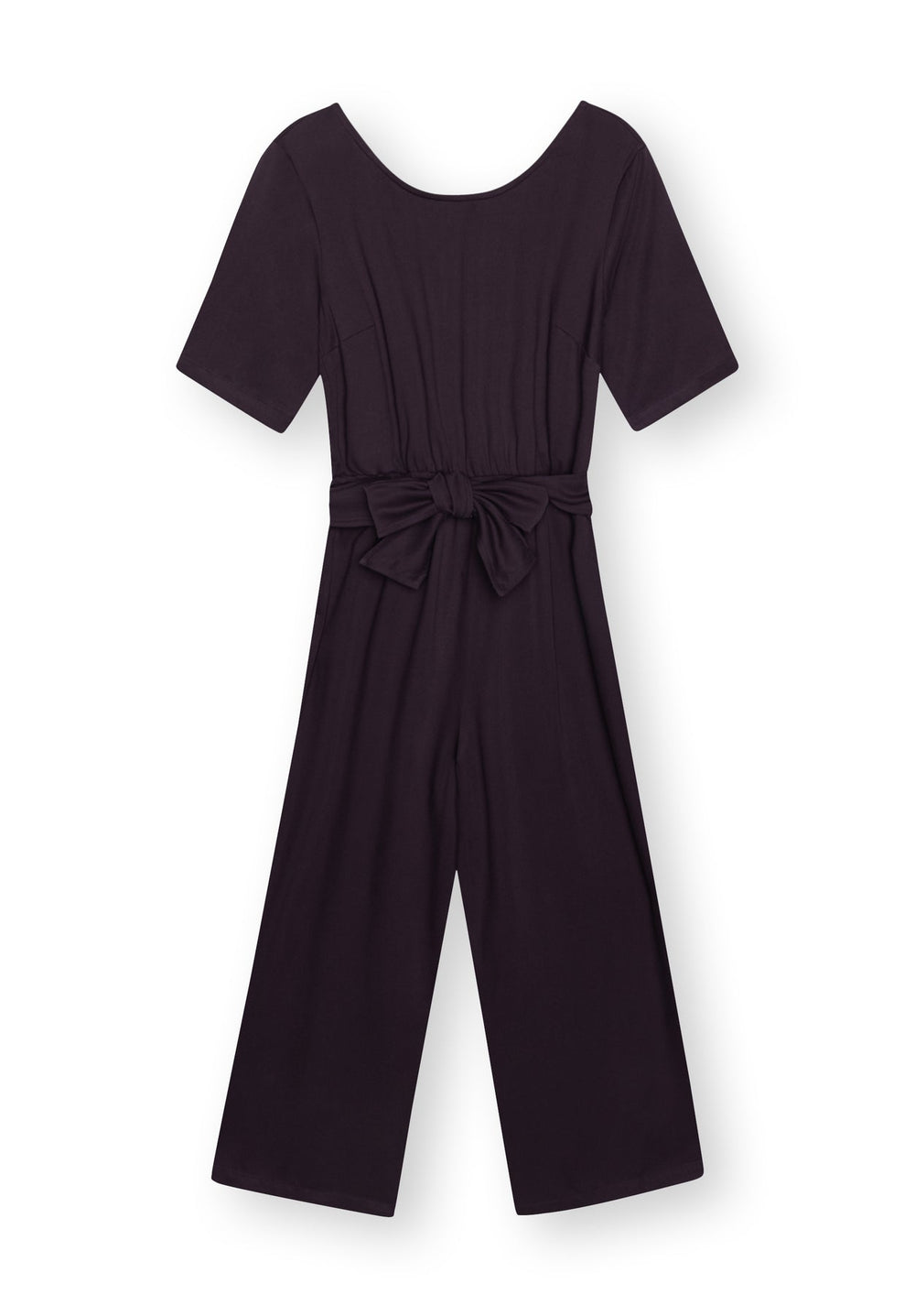 STAINE Aubergine Halfsleeve Jumpsuit