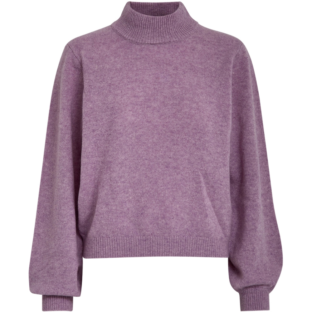 MSERIKA Soft Lilac Melange Knit Jumper