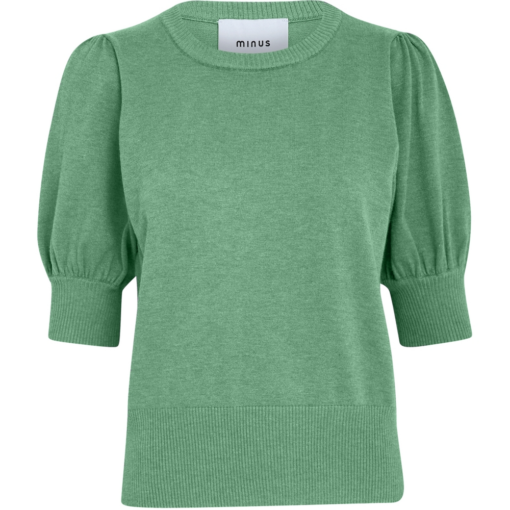 MSLIVA Frosty Spruce Melange Knit T-Shirt