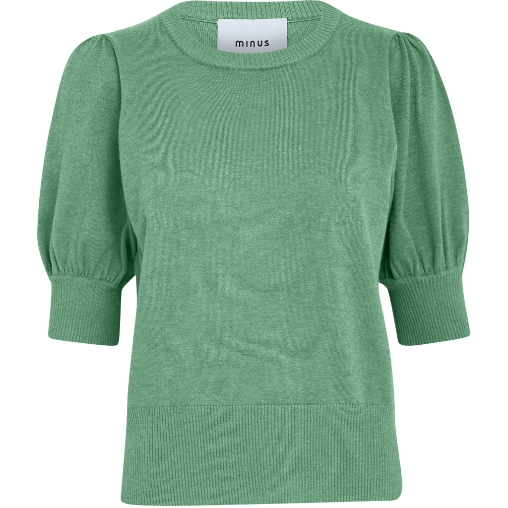 
                  
                    MSLIVA Frosty Spruce Melange Knit T-Shirt
                  
                