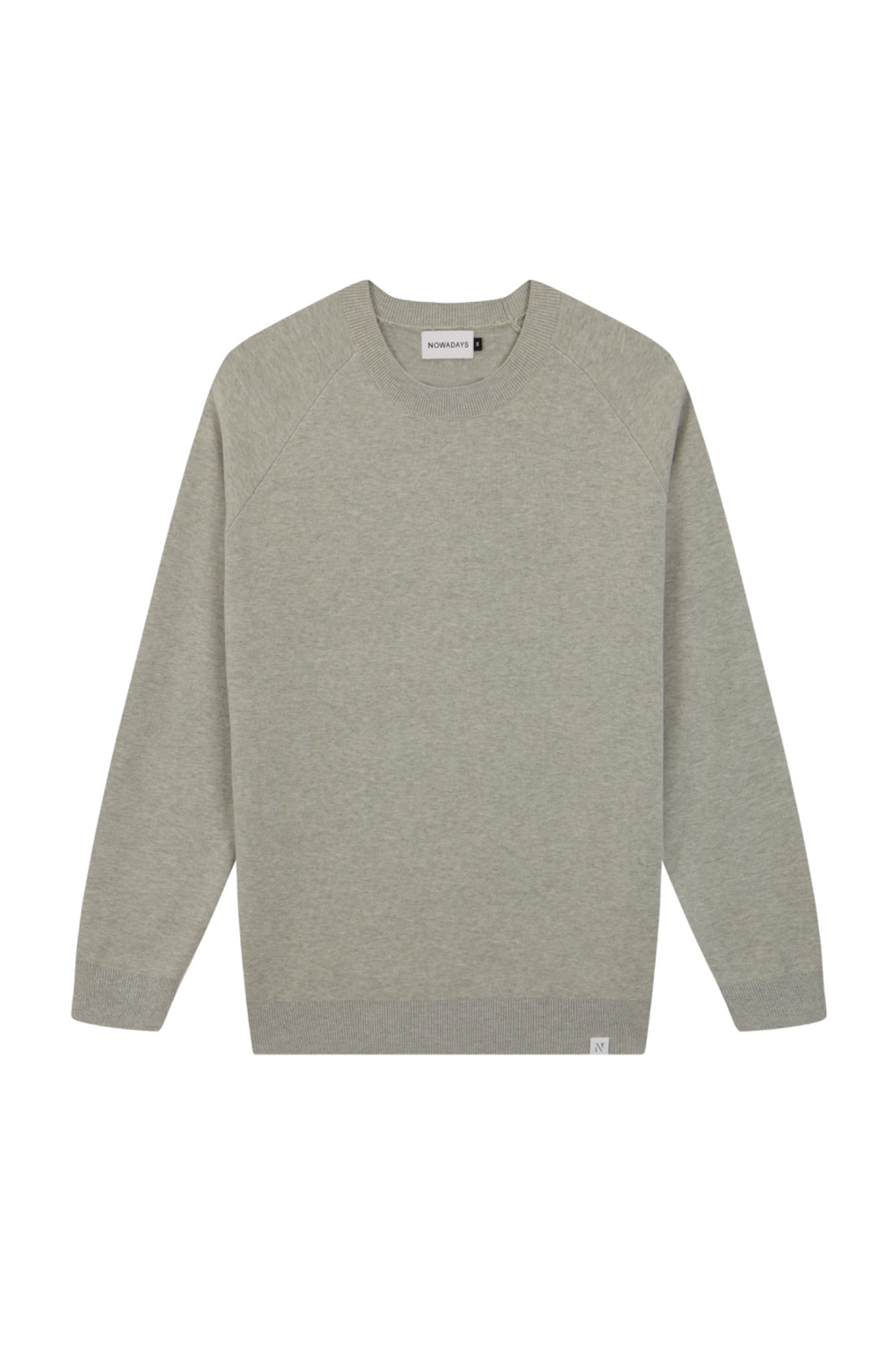 Celedon Green Signature Raglan Mouline Jumper