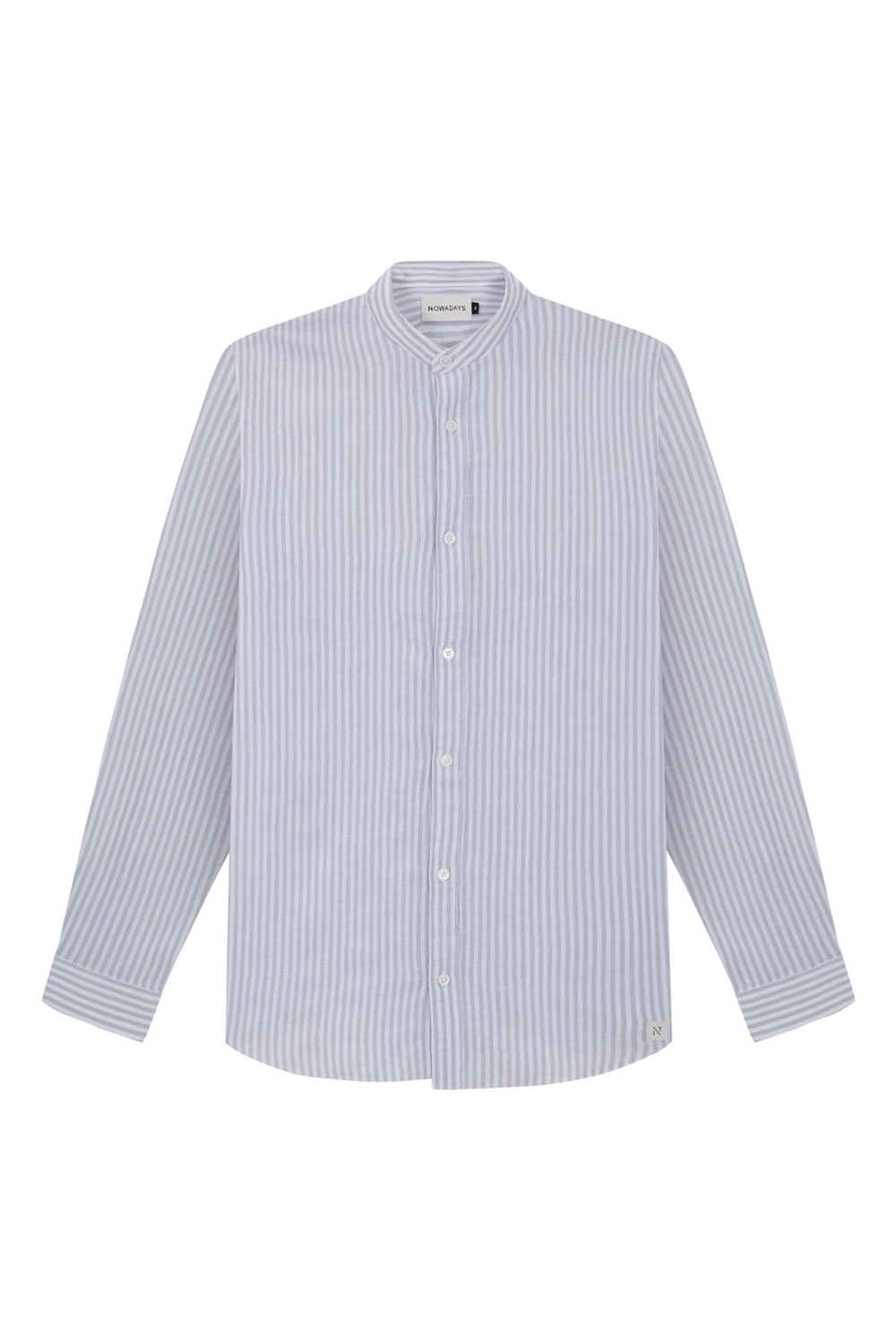 Zen Blue Crinkle Stripe Shirt