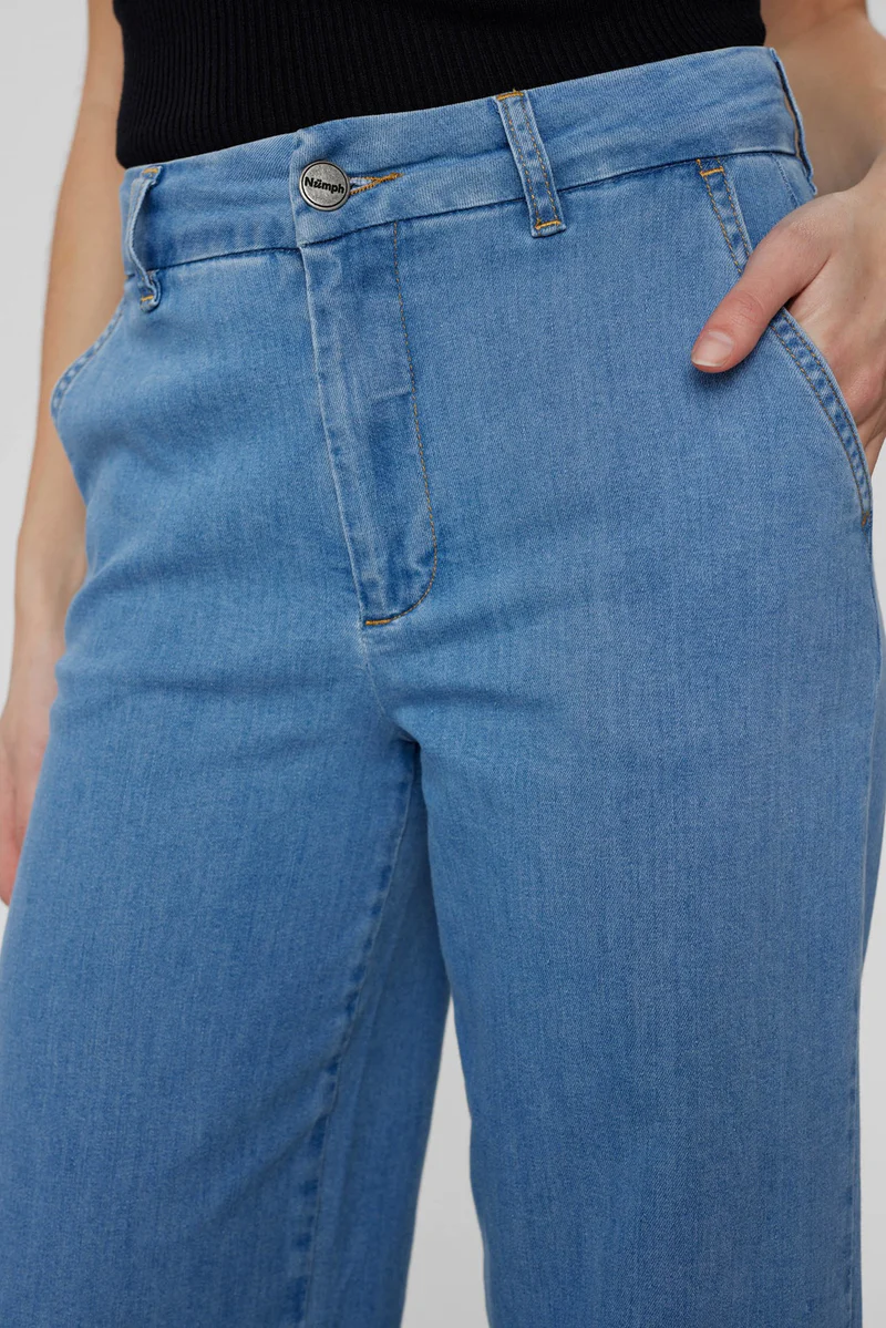 
                  
                    NUAMBER Light Blue Denim Jeans
                  
                