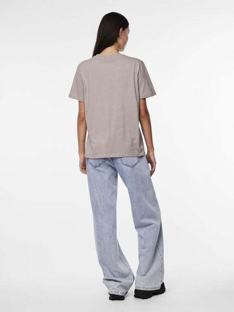 
                  
                    PCRIA Silver Gray Solid T-Shirt
                  
                