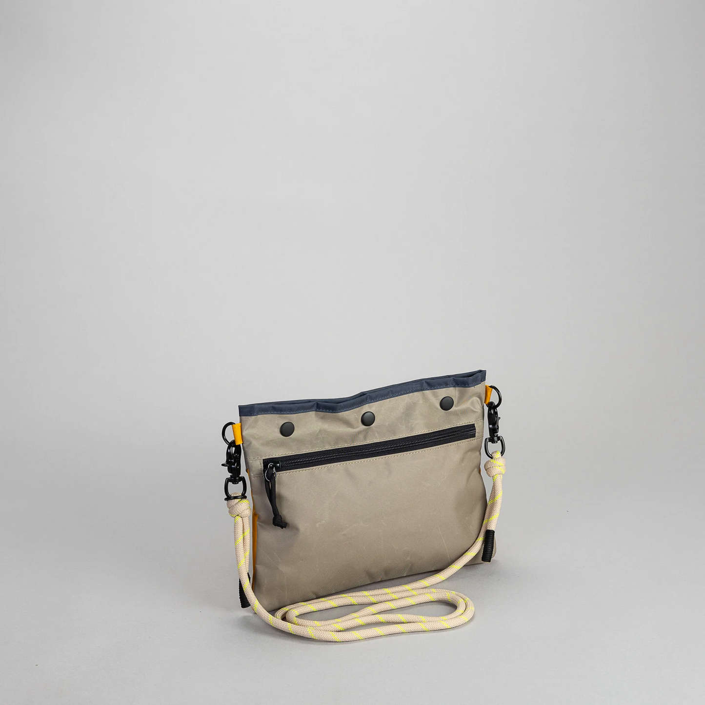 YURI Navy Khaki Yellow Travel Sling Bag