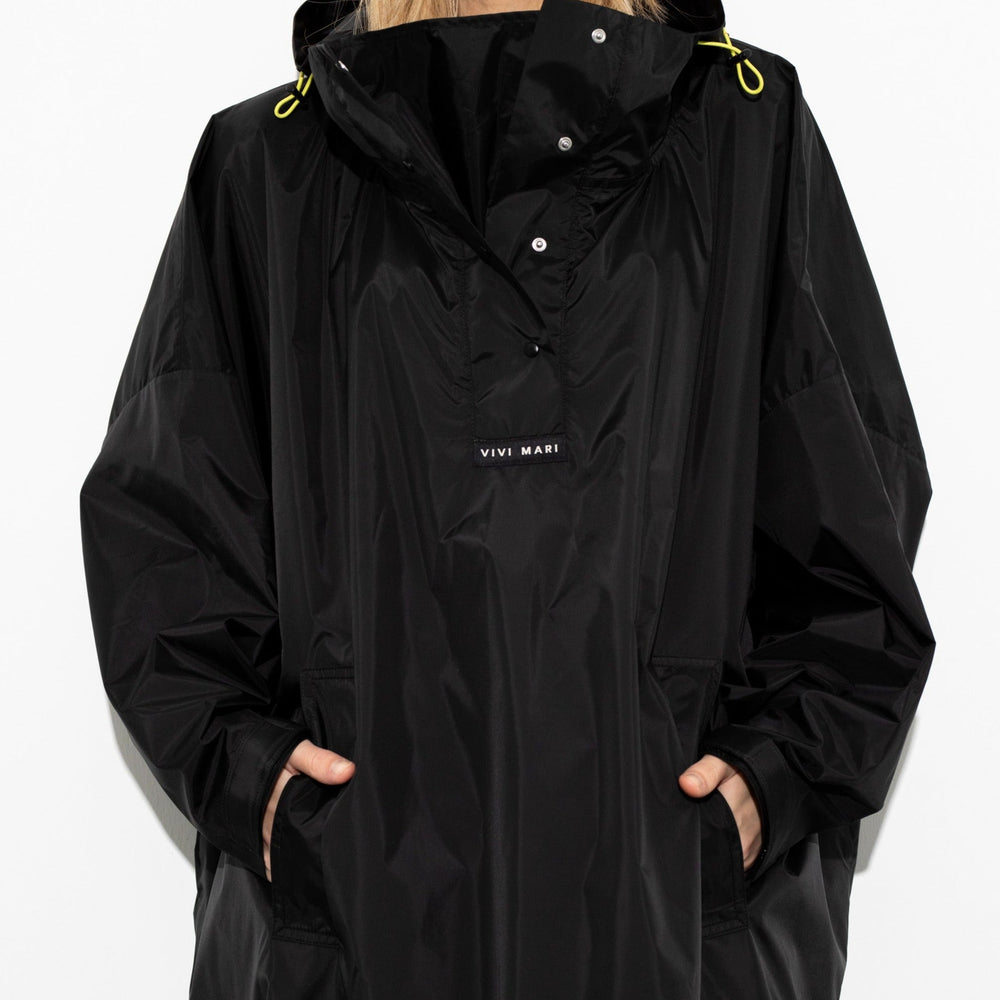 
                  
                    Black Solid Raincoat
                  
                