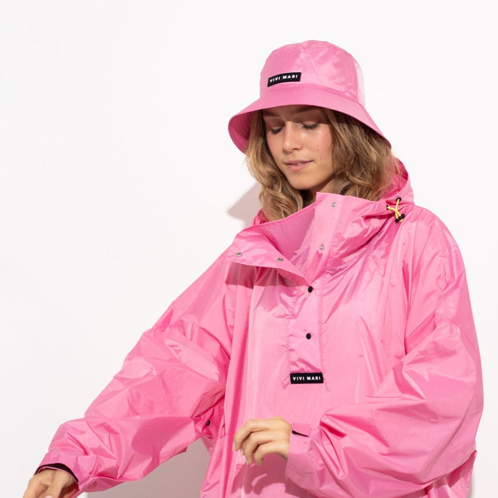 Soft Pink Solid Raincoat – Victoria met Albert