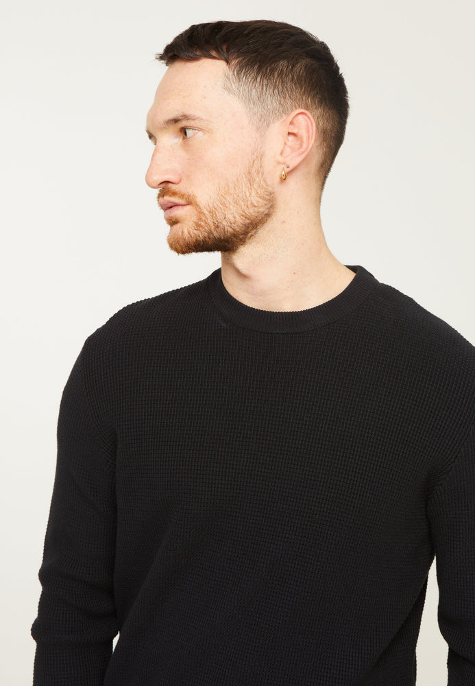 
                  
                    LUPIN Black Knit Jumper
                  
                