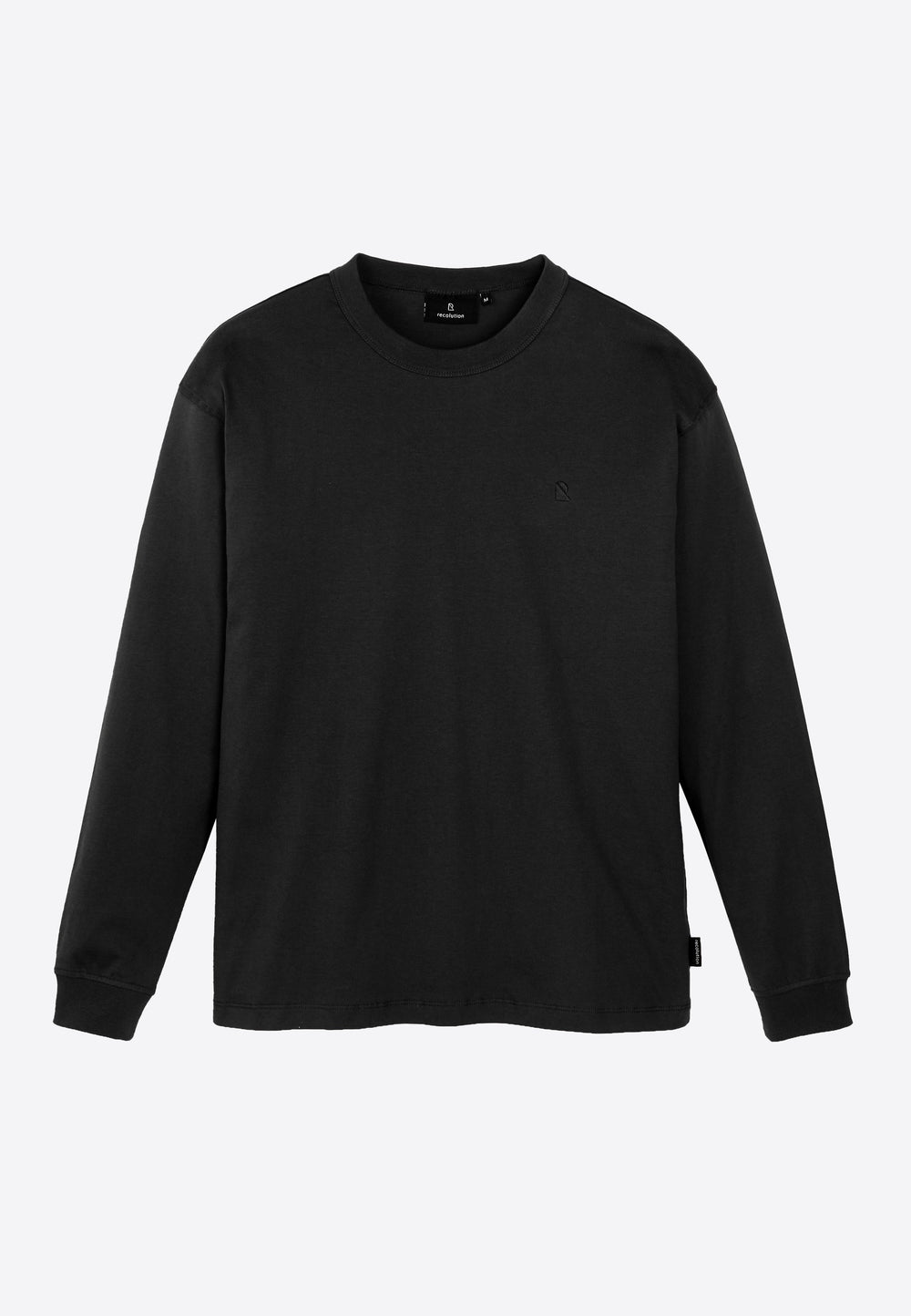 PAPAYA Black Long Sleeve T-Shirt  Material 100% cotton (organic) Care30°C Easy-care Do not bleach Do not tumble dry Do not iron hot Do not dry clean clothes