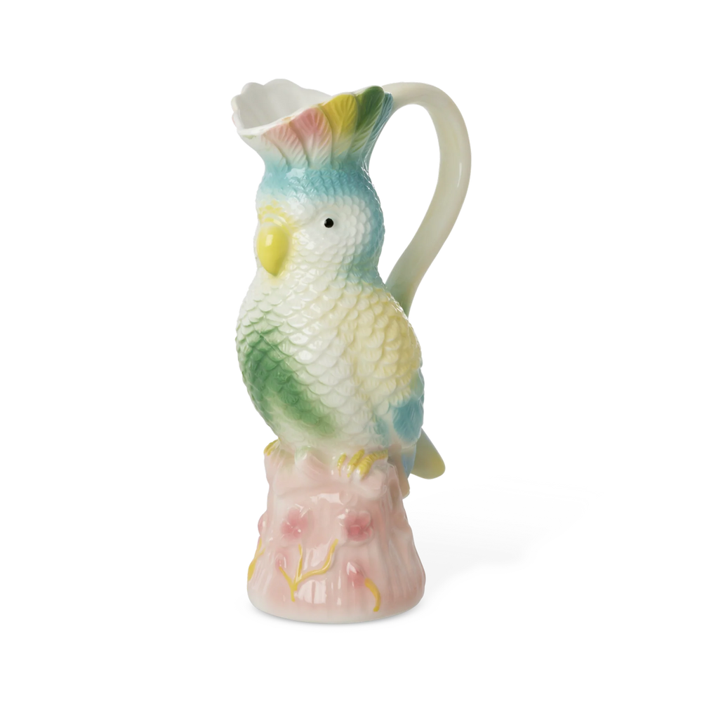 Exotic Bird Shape Ceramic Jug