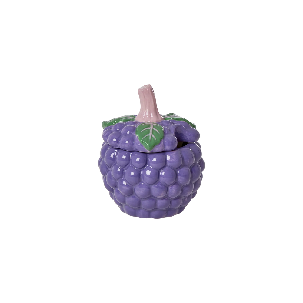 Lavender Ceramic Jam Jar