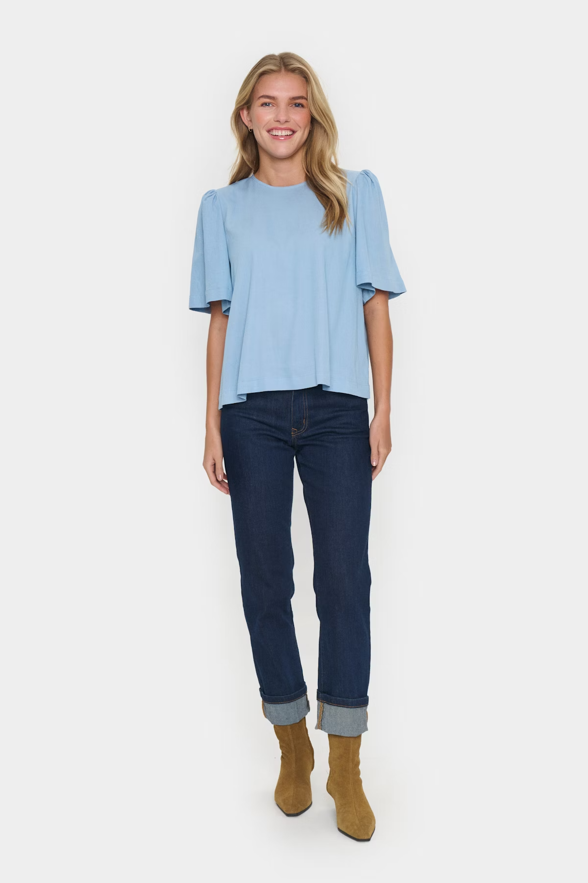 
                  
                    JARLIENSZ  Airy Blue   Blouse
                  
                