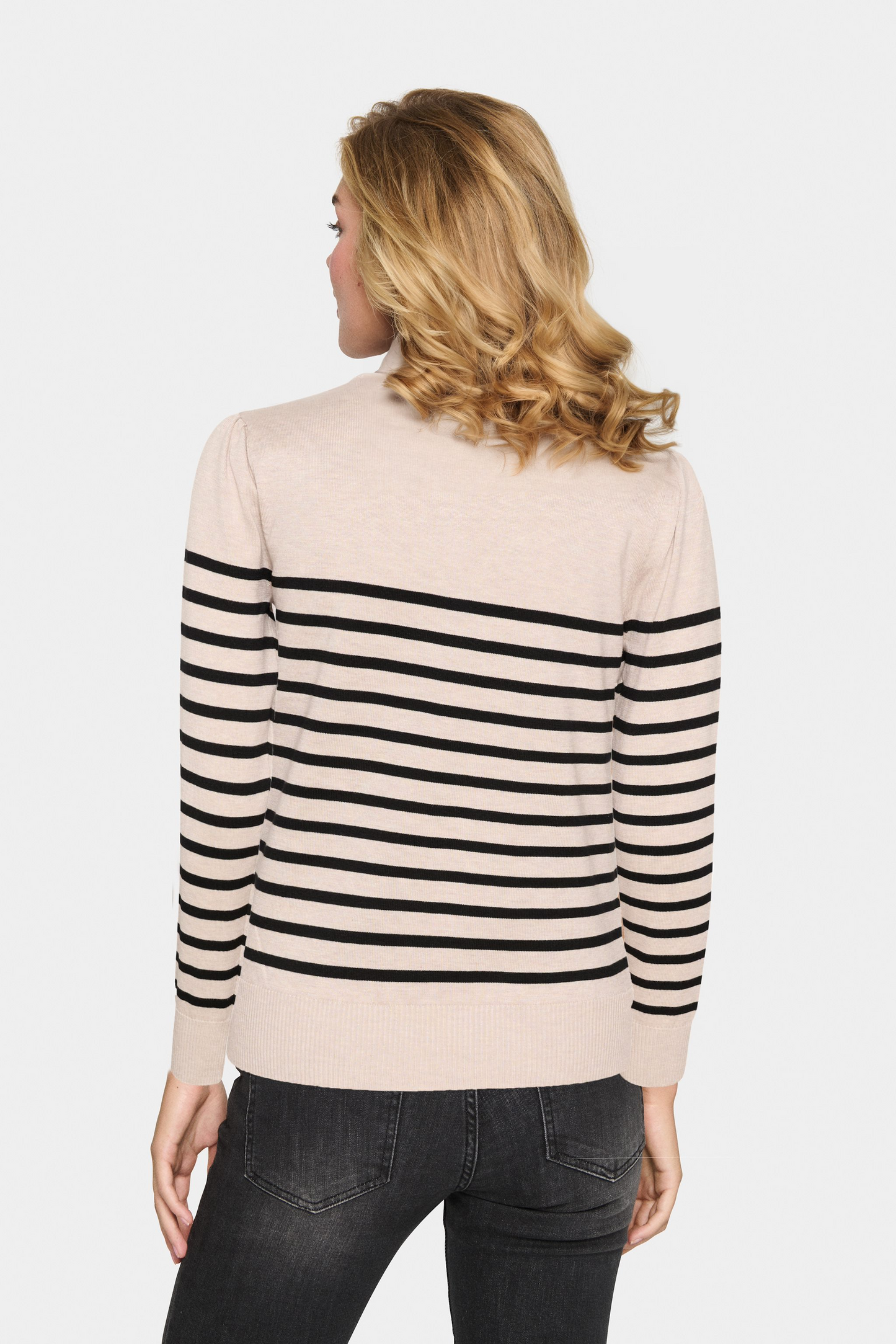 
                  
                    MILASZ Gray Morn Mila Stripe Knit Jumper
                  
                