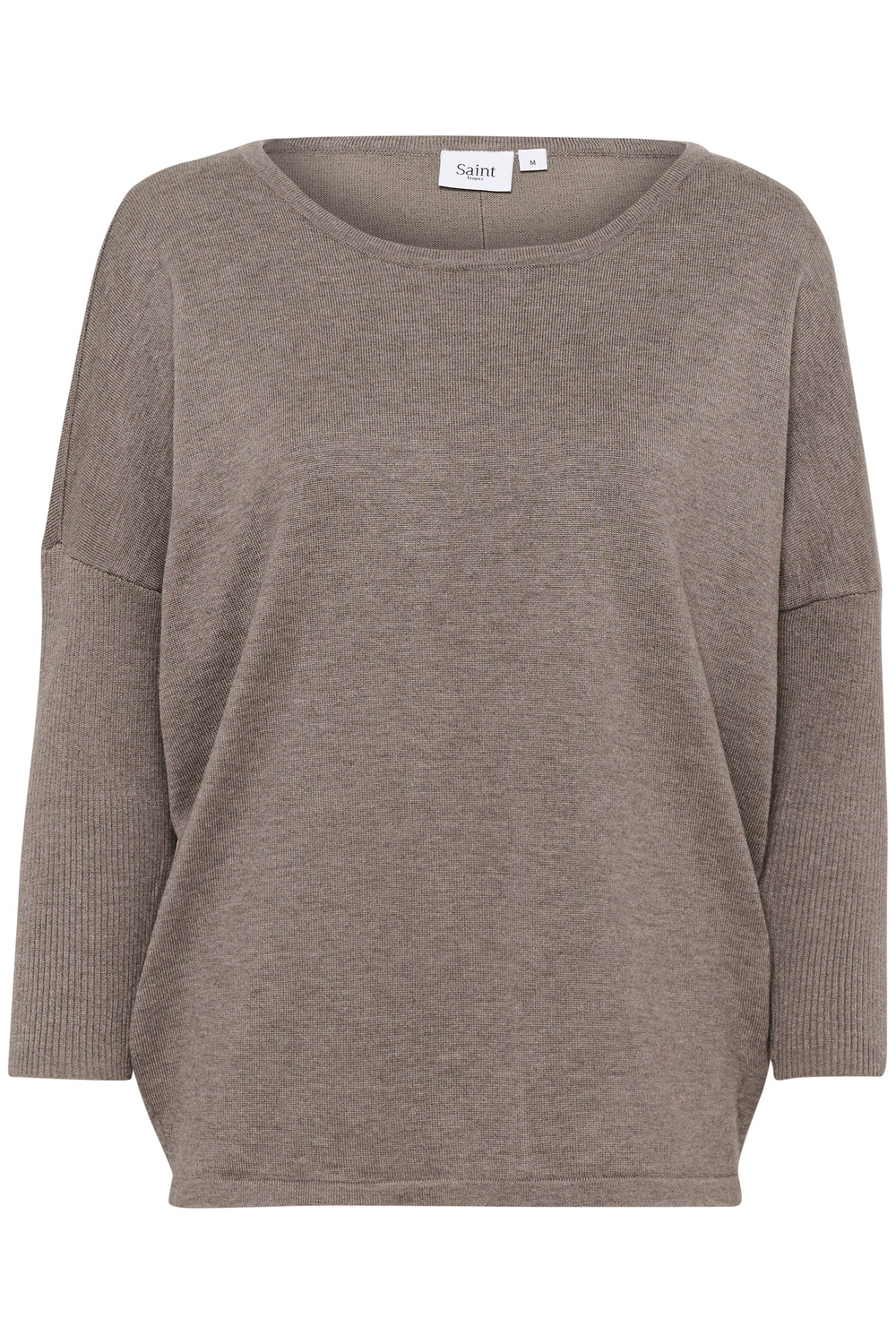 MILASZ Iron Melange Round Neck Knit Jumper