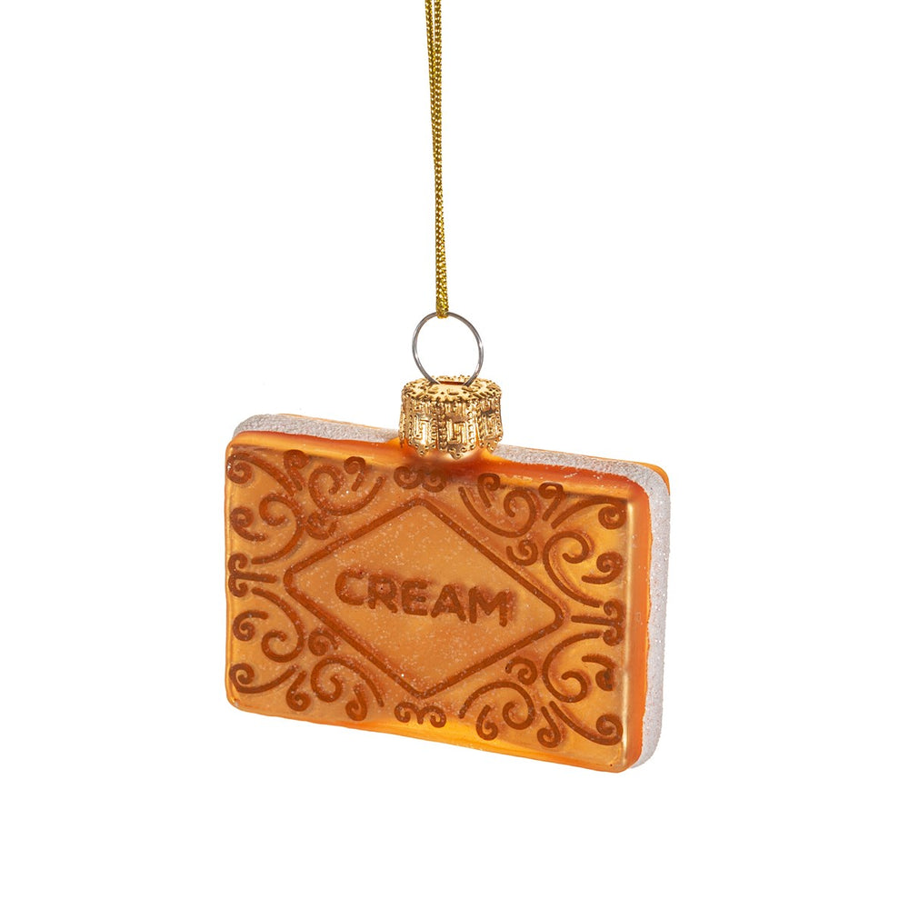 Cream Biscuit Bauble