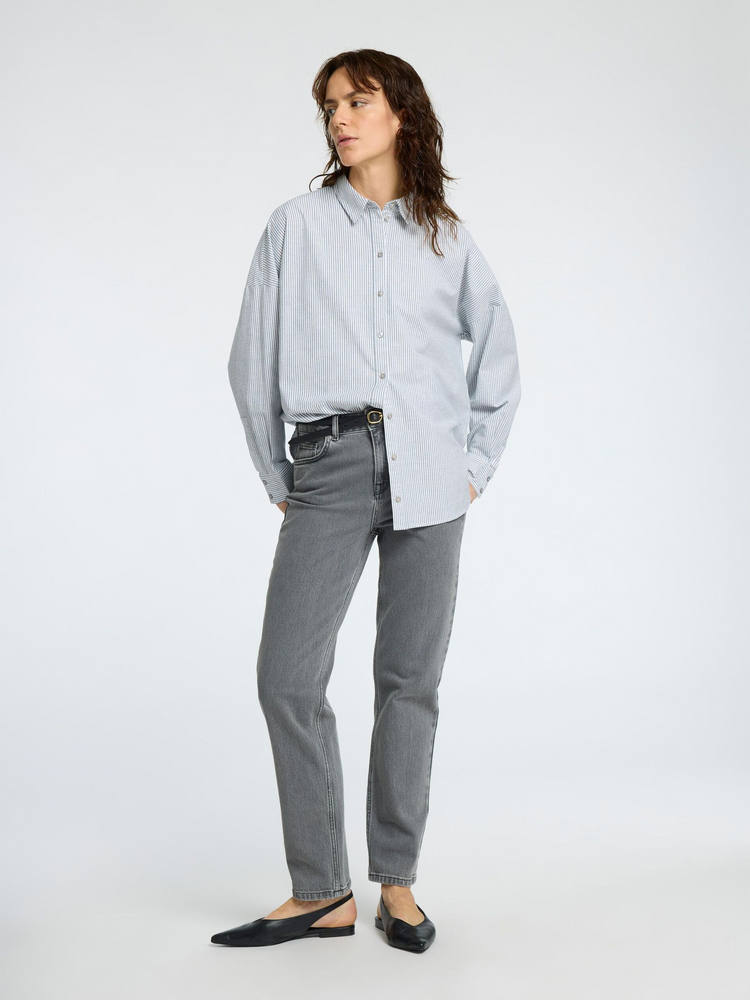 
                  
                    SLFALICE Light Grey Denim Straight Jeans
                  
                