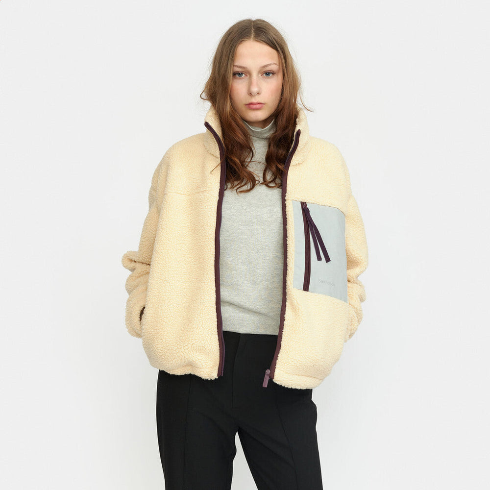 
                  
                    Beige Pocket Teddy Jacket
                  
                