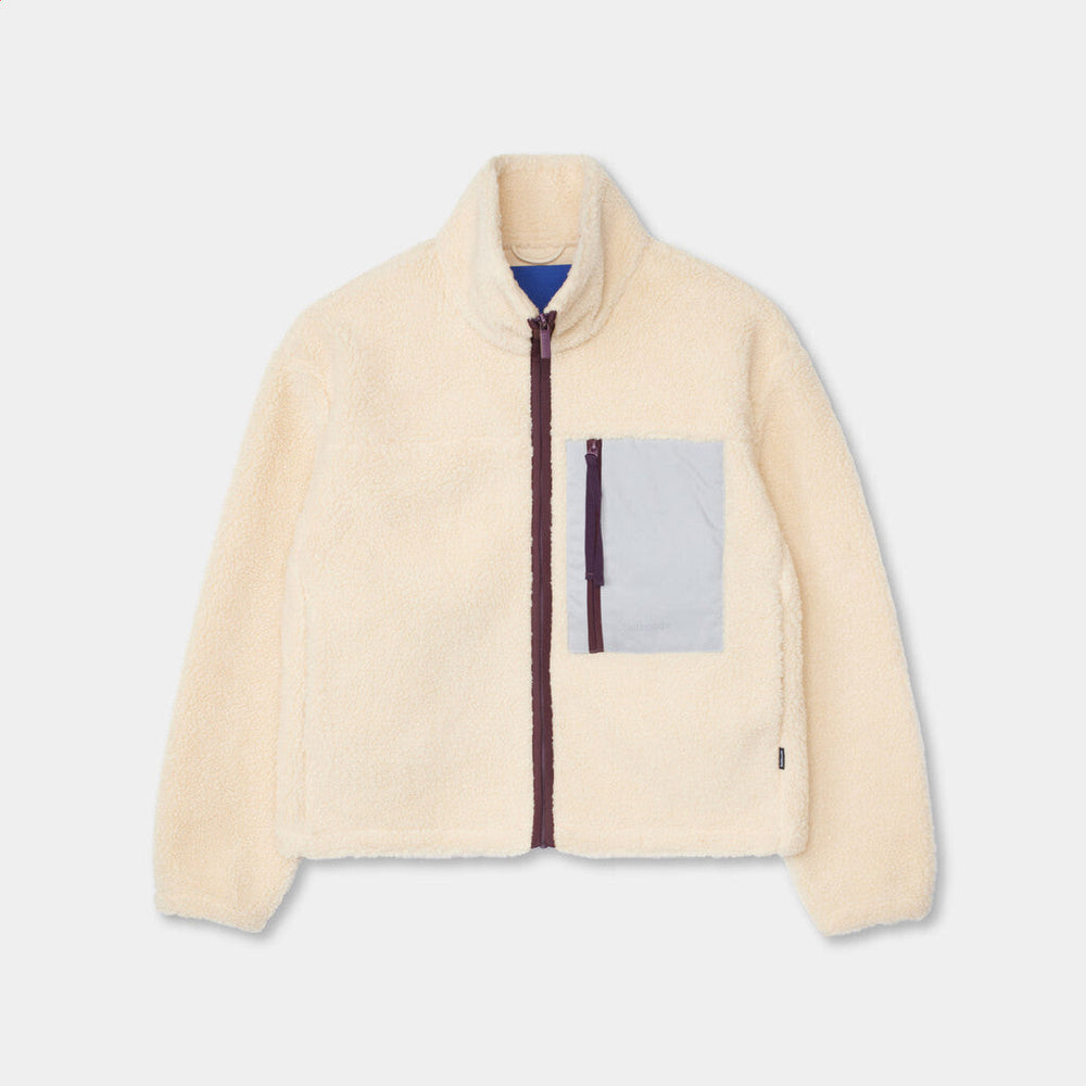 Beige Pocket Teddy Jacket